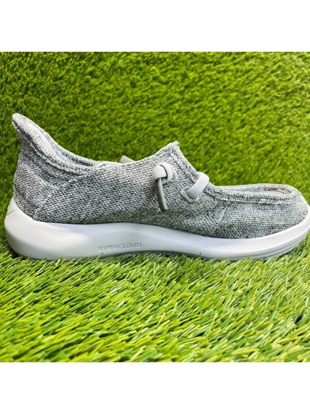 Kuru Draft Rento Womens Size 7.5 Gray White Casual Walking Outdoor Slip On Shoes